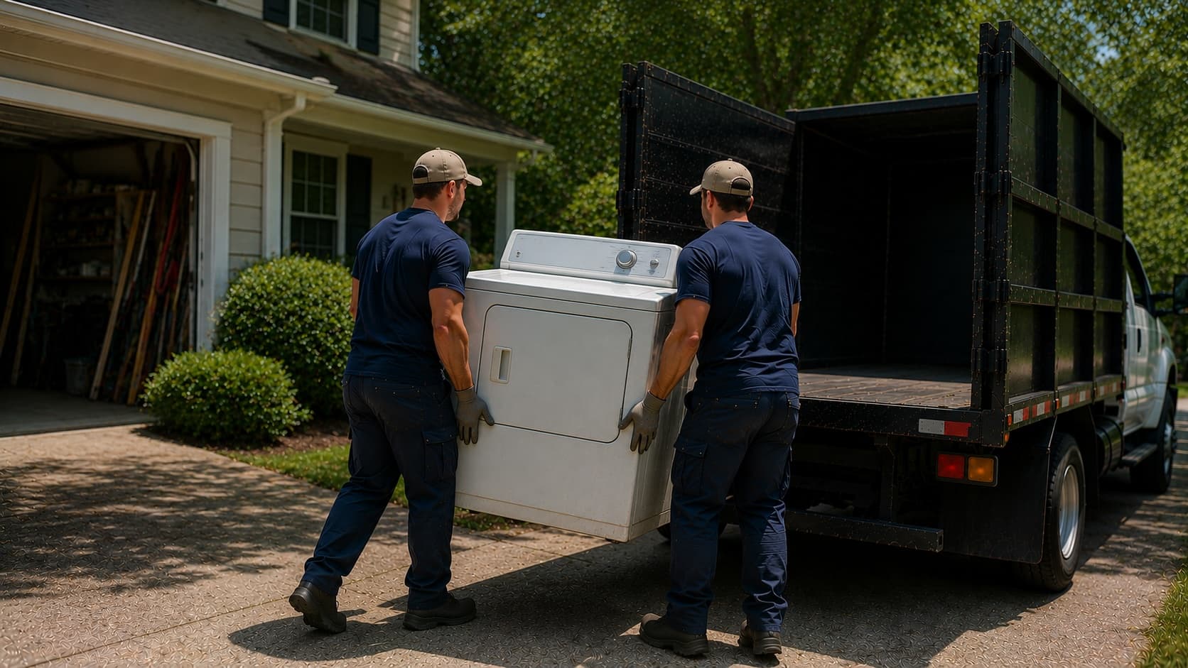 Reliable dryer removal service for homeowners replacing old laundry appliances in the Golden Isles.
